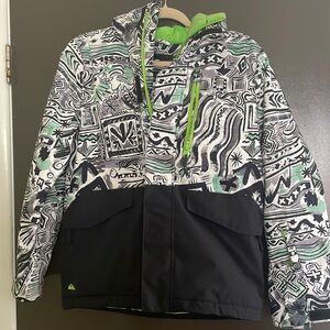 Pre owned QUICKSILVER snow jacket. In pristine condition.